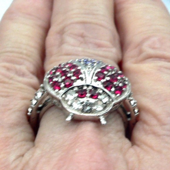 Sz 7 KARIS Collection Ladybug Ring NWOT - Picture 5 of 6